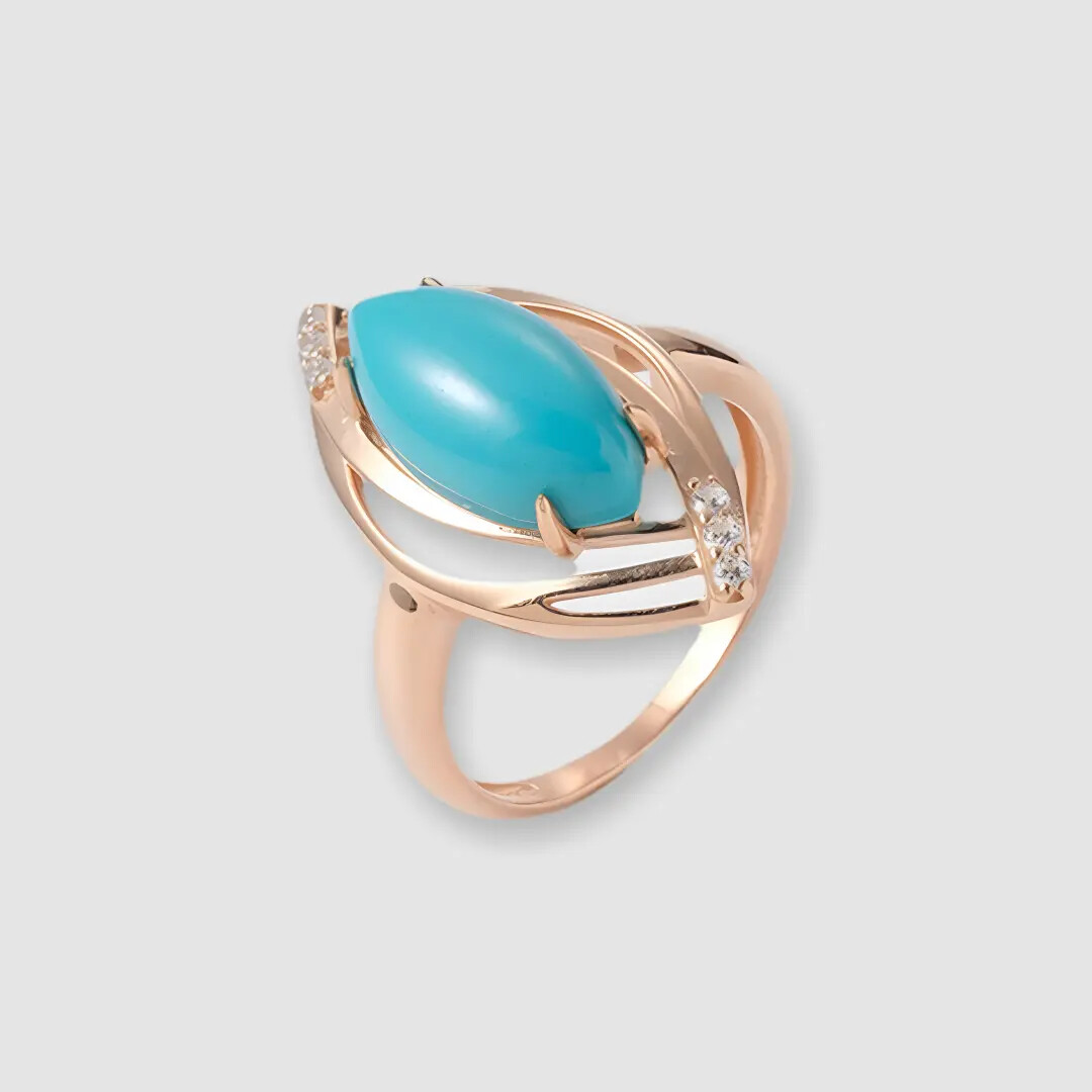 Серебряное кольцо с бирюзой